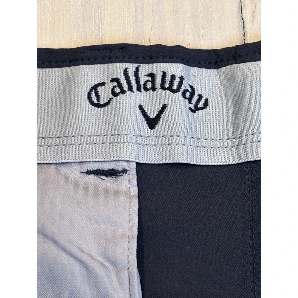 Callaway Mens Golf Shorts Navy Blue Stretch Performance‎ Size 34 CGBSF0S9